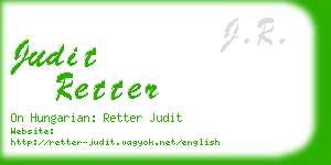 judit retter business card